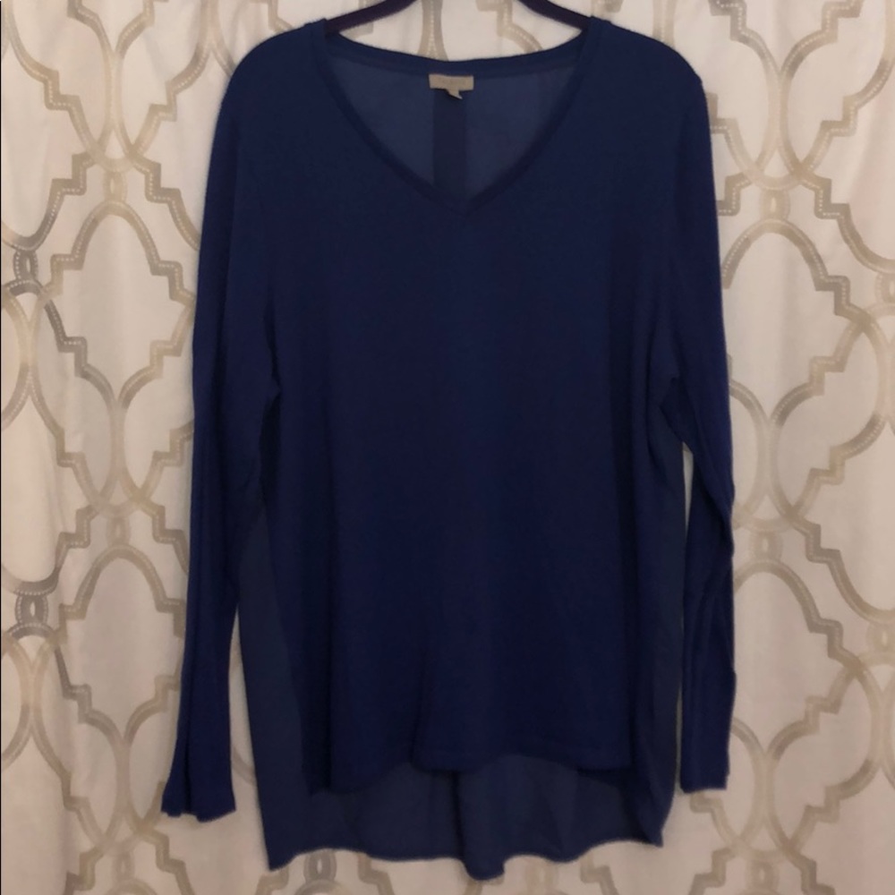 Royal Blue Talbots Long Sleeve Shirt